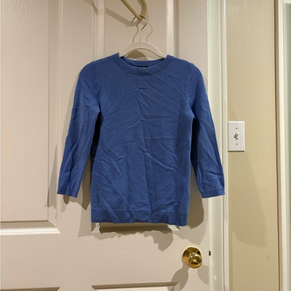 Pure Cashmere Blue Crewneck Sweater